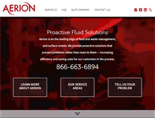 Tablet Screenshot of aerion.com
